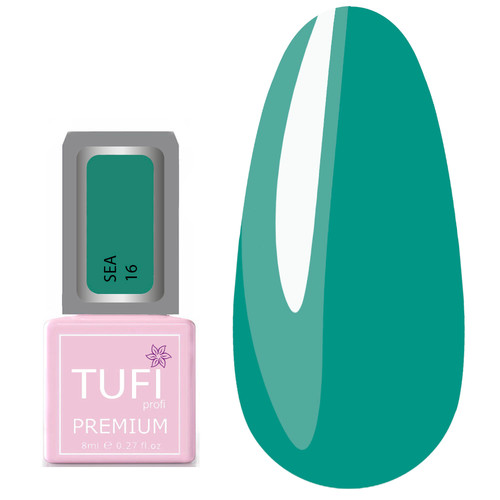 Гель-лак TUFI profi SEA 16 Бирюзовые жемчужины 8 мл (0121240)