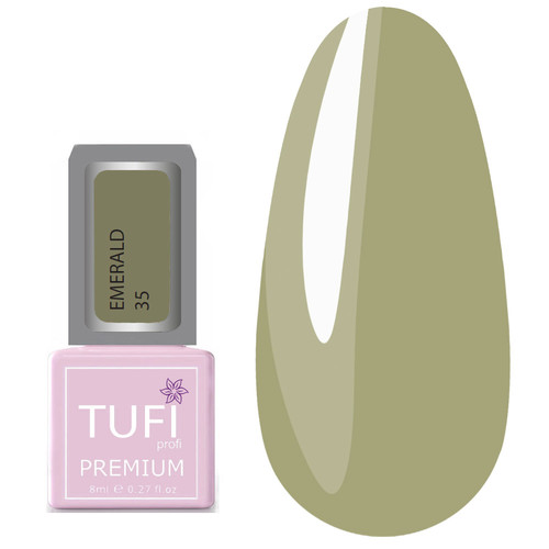 Гель-лак TUFI profi EMERALD 35 Незрелый орех 8 мл (0121289)