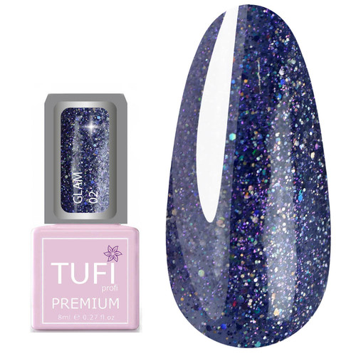 Гель-лак TUFI profi GLAM 02 Галактика 8 мл (0121682)