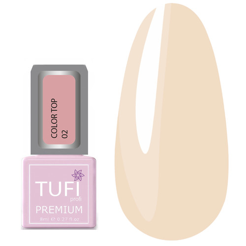 Топ TUFI profi COLOR TOP 02 Розовый Туман 8 мл (0123404)