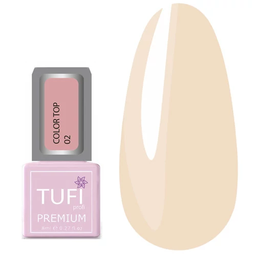 Топ TUFI profi COLOR TOP 02 Розовый Туман 8 мл (0123404) - Фото №1