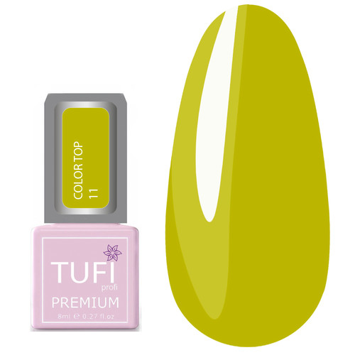 Топ TUFI profi COLOR TOP 11 Солнечный Жёлтый 8 мл (0123413)