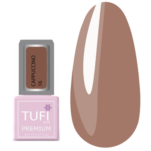 Гель-лак TUFI profi CAPPUCCINO 16 Карамель 8 мл (0121244)