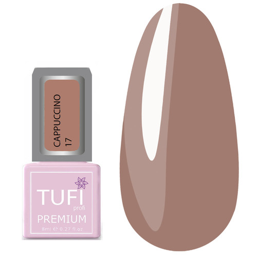 Гель-лак TUFI profi CAPPUCCINO 17 Миндальное искушение 8 мл (0121245)
