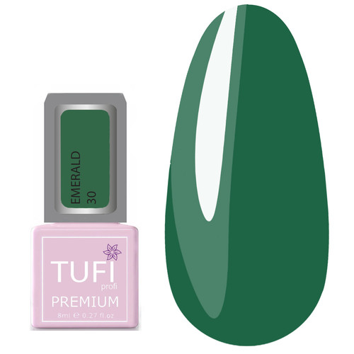 Гель-лак TUFI profi EMERALD 30 Зеленый опал 8 мл (0121284)