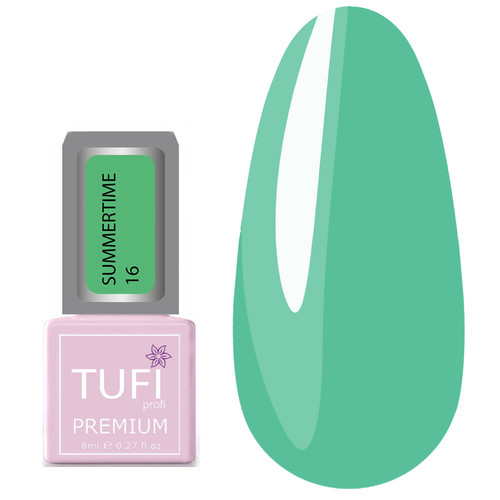 Гель-лак TUFI profi SUMMERTIME 16 Зелёная мята 8 мл (0121228)