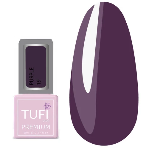 Гель-лак TUFI profi PURPLE 19 Насыщенный фиолет 8 мл (0121210)