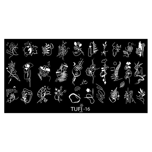 Пластина для стемпинга TUFI profi №16 (0123367)