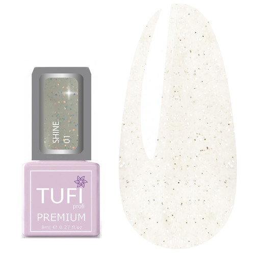 Гель-лак TUFI profi SHINE 01 Мэрлин 8 мл (0123416)