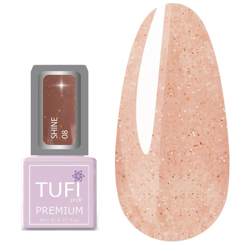 Гель-лак TUFI profi SHINE 08 Ариана 8 мл (0123423)