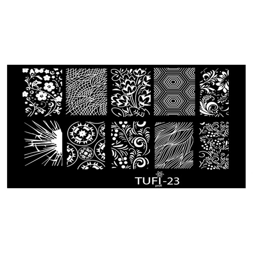 Пластина для стемпінгу TUFI profi №23 (0123680)