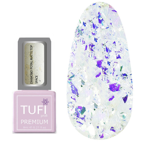 Топ TUFI profi DIAMOND POTAL MATTE TOP Космос 8 мл (0125770)
