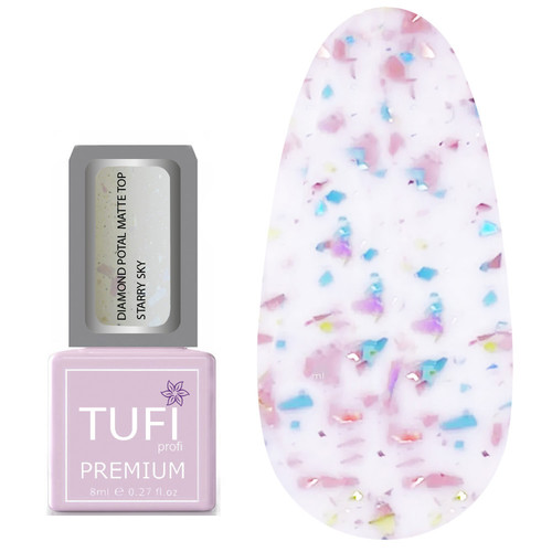 Топ TUFI profi DIAMOND POTAL MATTE TOP Звёздное Небо 8 мл (0125772)