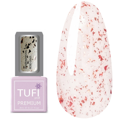Топ TUFI profi DIAMOND POTAL TOP Розовое Золото 8 мл (0125774)