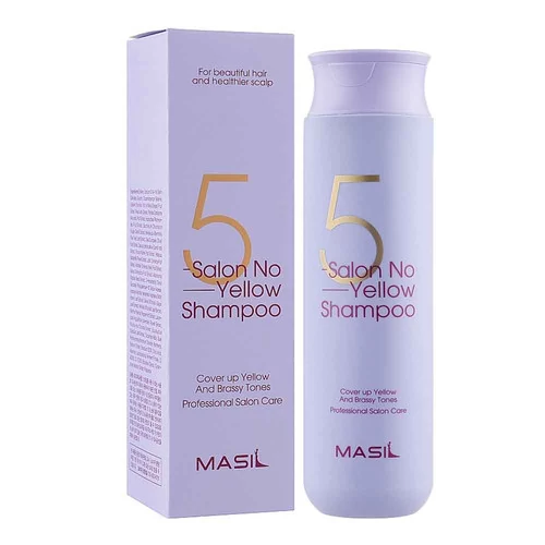 Шампунь MASIL против желтизны волос 5 Salon No Yellow Shampoo 300 мл (8809744060361) - Фото №2