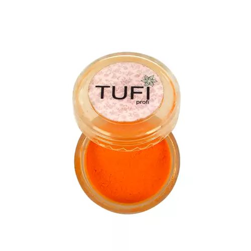 Неоновый пигмент для дизайна ногтей Tufi profi оранжевый 2 г - Фото №1