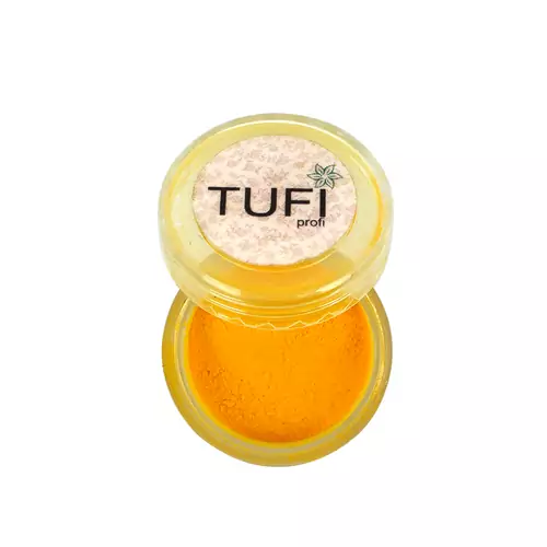 Неоновый пигмент для дизайна ногтей Tufi profi жёлтый 2 г - Фото №1