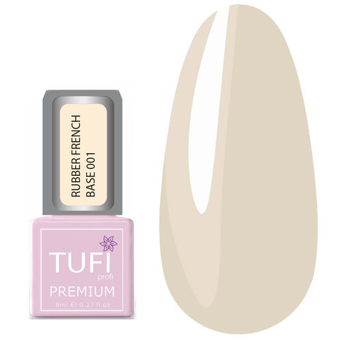 База TUFI profi RUBBER FRENCH BASE 01 Топлёное Молоко 8 мл (0100359)