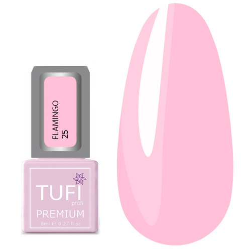 Гель-лак TUFI profi FLAMINGO 25 Нежный лепесток 8 мл (0132493)
