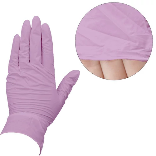Перчатки  Ampri Nitrile Style Berry сиреневые нитриловые S 100 шт (01184-S) - Фото №1