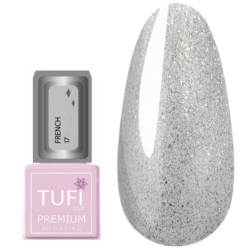 Гель-лак TUFI profi FRENCH 17 Белые жемчужины 8 мл (0132498)