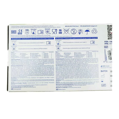 Перчатки Ampri Nitrile Style Apple зеленые нитриловые зеленые XS 100 шт (4044941008462) - Фото №3