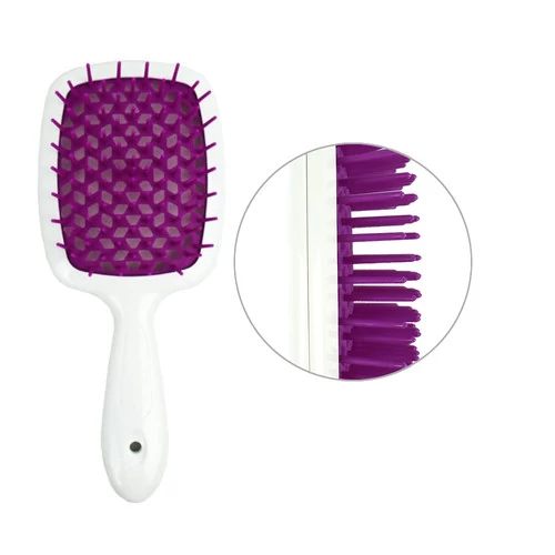 Расческа Janeke Superbrush Small белый с фуксией (56SP234FUX)