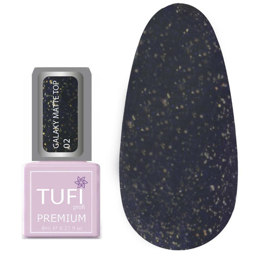 Топ TUFI profi GALAXY MATTE TOP 02 Атик 8 мл (0133948)