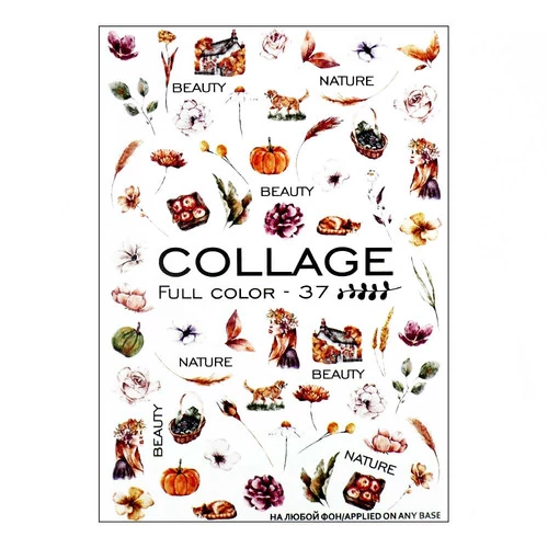 Слайдер дизайн Crystaloff Collage full color 37 осенняя природа