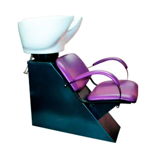Мойка парикмахерская керамическая с креслом CM-02.01.01 93х60х130 см белый (001976) - Фото №1