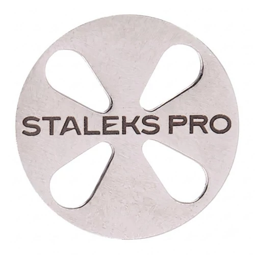 Диск педикюрний  PODODISC STALEKS PRO ХS в комплекті зі змінним файлом 180 грит 5 шт 10 мм (PDset-10)