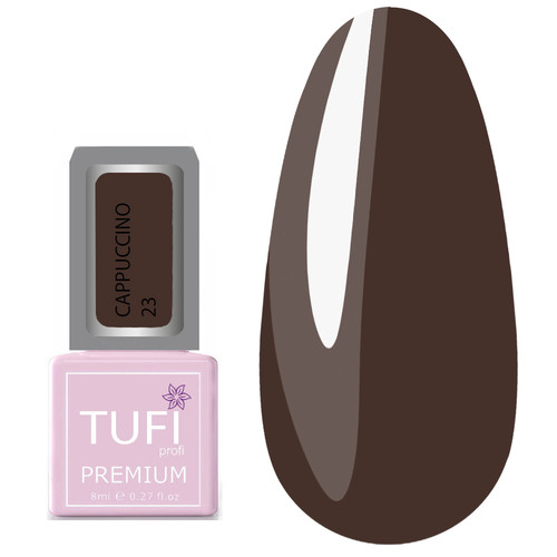Гель-лак TUFI profi CAPPUCCINO 23 Молочний шоколад 8 мл (0121251)
