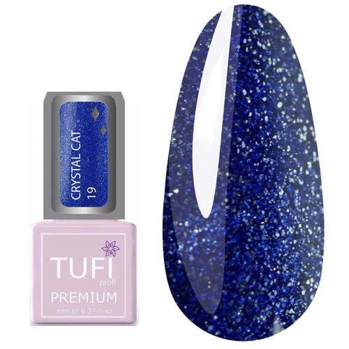 Гель-лак TUFI profi CRYSTAL CAT 19 Ультрамарин 8 мл (0173910)