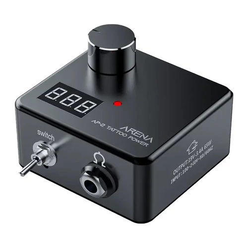 Блок питания для тату машин Arena AP-2 P1300-1 черный (003057)