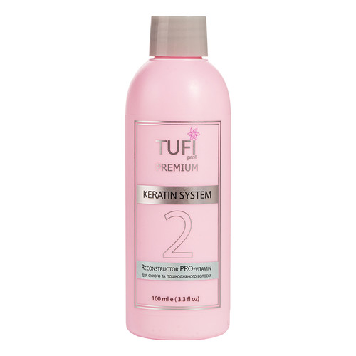 Кератин TUFI profi Reconstructor PRO-vitamin для сухих и поврежденных волос 100 мл (0123826)