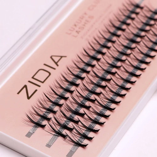 Ресницы ZIDIA Cluster lashes 16D KIM C 0,10 3 ленты размер 11 mm (110076) - Фото №2