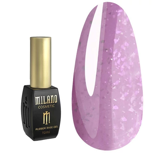 База MILANO Yuki №06 фиолетовый с хлопьями 10 мл (2712000053341) - Фото №1