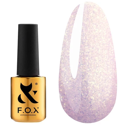 Гель-лак FOX Diamond 003 светло-розовый с микроблеском 6 мл (Diam-003)