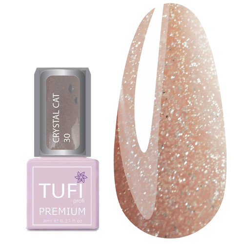 Гель-лак TUFI profi CRYSTAL CAT 30 Карнеол 8 мл (0202611)