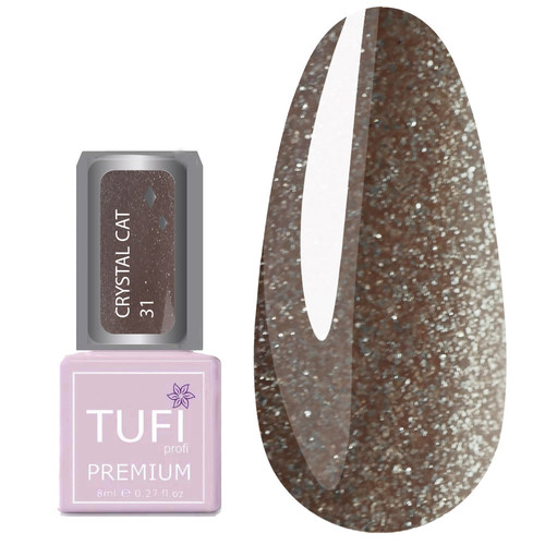 Гель-лак TUFI profi CRYSTAL CAT 31 Циркон 8 мл (0202612)