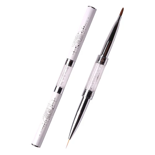 Кисть Komilfo Double Gel oval 6 (Kolinsky)/Liner 9 (Nylon) (2900000007802) - Фото №2