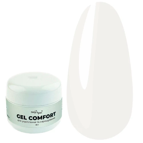 Гель без опила NAILAPEX Comfort №04 молочный 30 г (KG04_30) - Фото №1