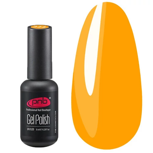 Гель-лак PNB Papaya №222 оранжево дынный 8 мл (1222)