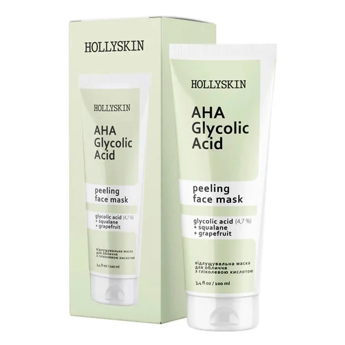 Маска для лица HOLLYSKIN Glycolic AHA Acid Face Mask 100 мл (0032h) - Фото №2