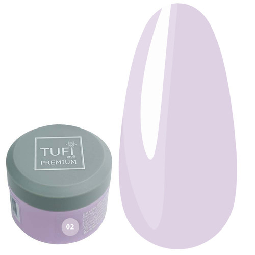 Гель для наращивания TUFI profi BUILDER GEL 02 Milky Pink 15 г (0226509)