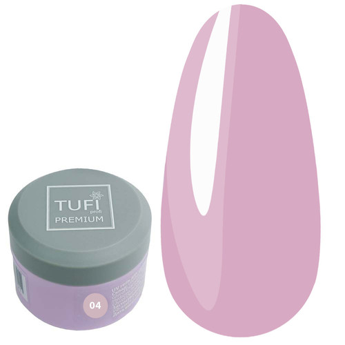 Гель для наращивания TUFI profi BUILDER GEL 04 Pink Petal 15 г (0226511)