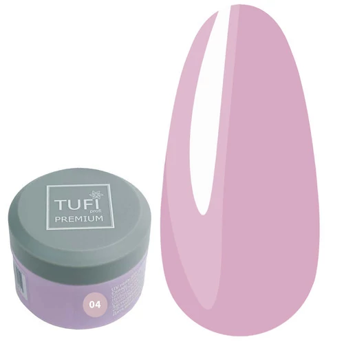 Гель для наращивания TUFI profi BUILDER GEL 04 Pink Petal 15 г (0226511) - Фото №1
