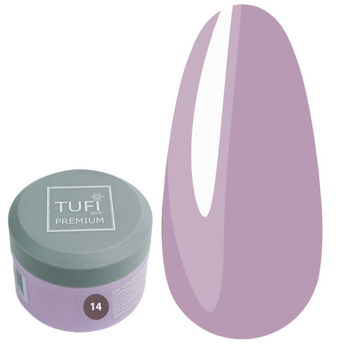 Гель для наращивания TUFI profi BUILDER GEL 14 Dusty Rose 15 г (0226590)