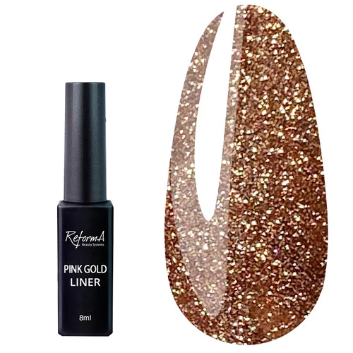Лайнер REFORMA Gel Polish Pink Gold 8 мл (940603) - Фото №1