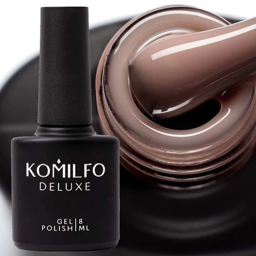 KOMILFO Color Base French 011 темный бежевый 8 мл (780836) - Фото №4